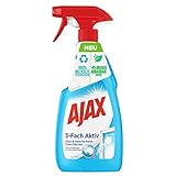 Ajax 3-Fach Aktiv Glasreiniger, 500ml (1er Pack)